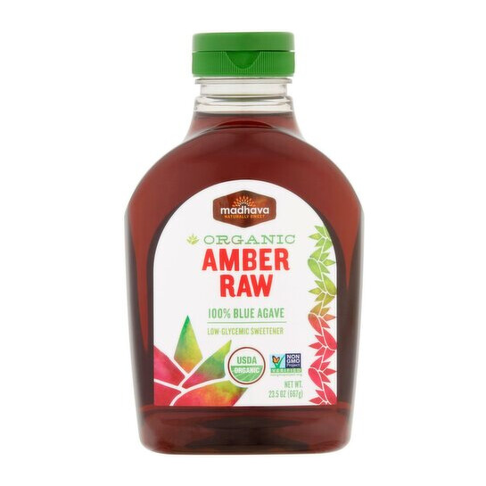 Madhava Blue Agave Amber Raw 23.5 oz