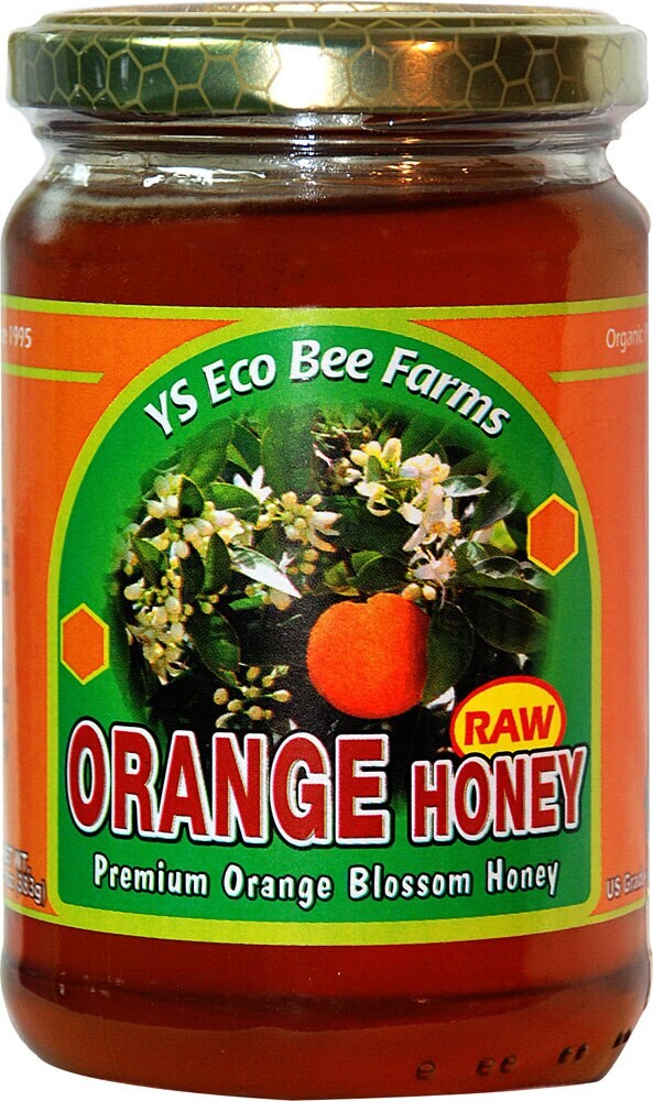 Y.S. Eco Bee Farms Raw Honey Orange 13.5 oz