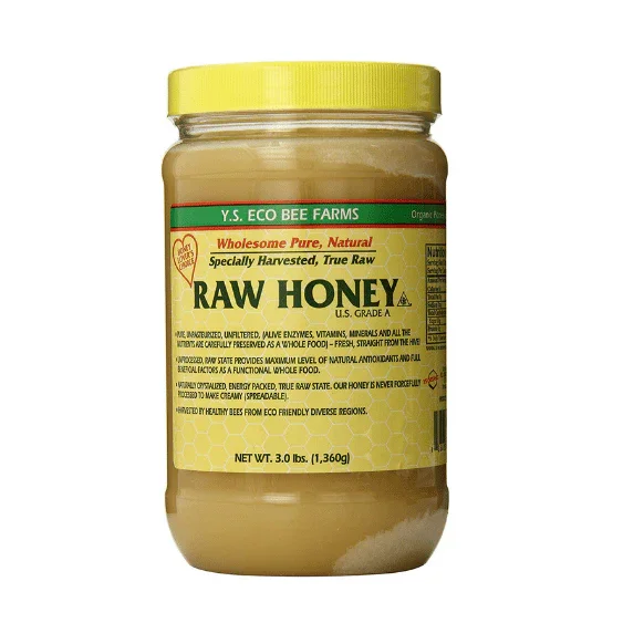 Y.S. Eco Bee Farms Raw Honey Grade A 3 lb