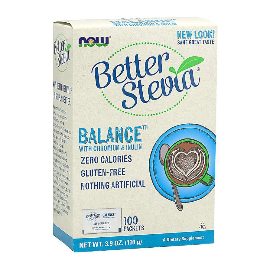 NOW Better Stevia Balance Packets 100/Box