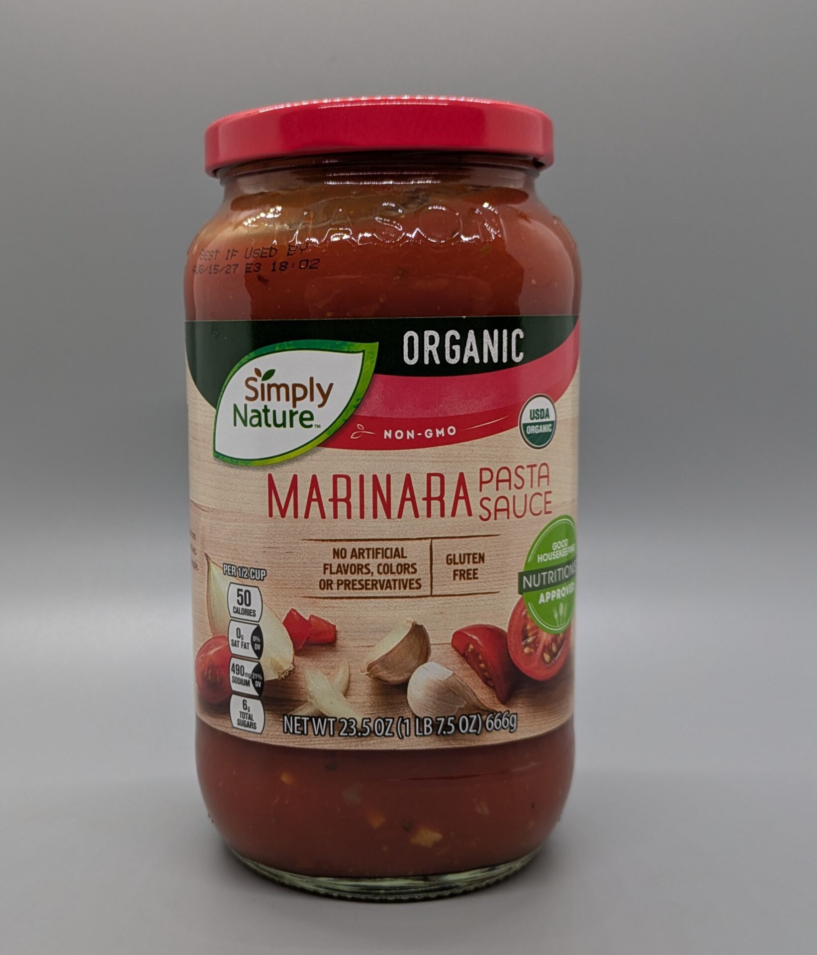 Simply Nature Organic Marinara Pasta Sauce 23.5 oz
