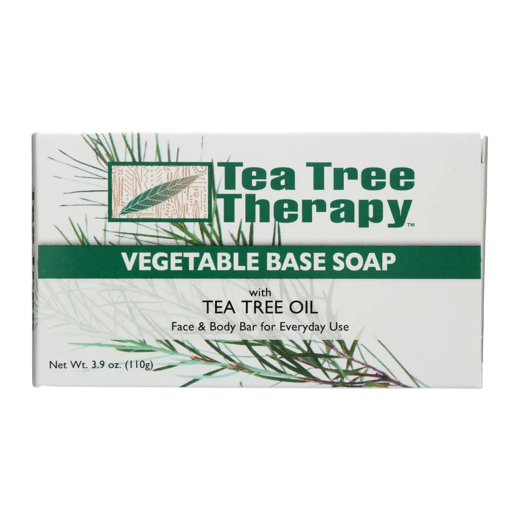 Tea Tree Therapy Soap Bar Vegetable Base 3.9 oz
