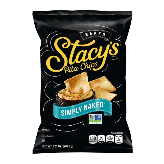 Stacy's Pita Chips Large Simply Naked 7.33 oz