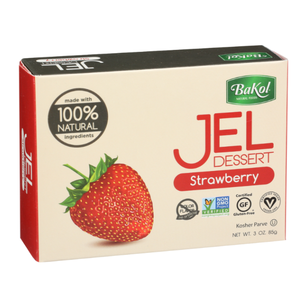Bakol Jel Dessert Strawberry 3 oz