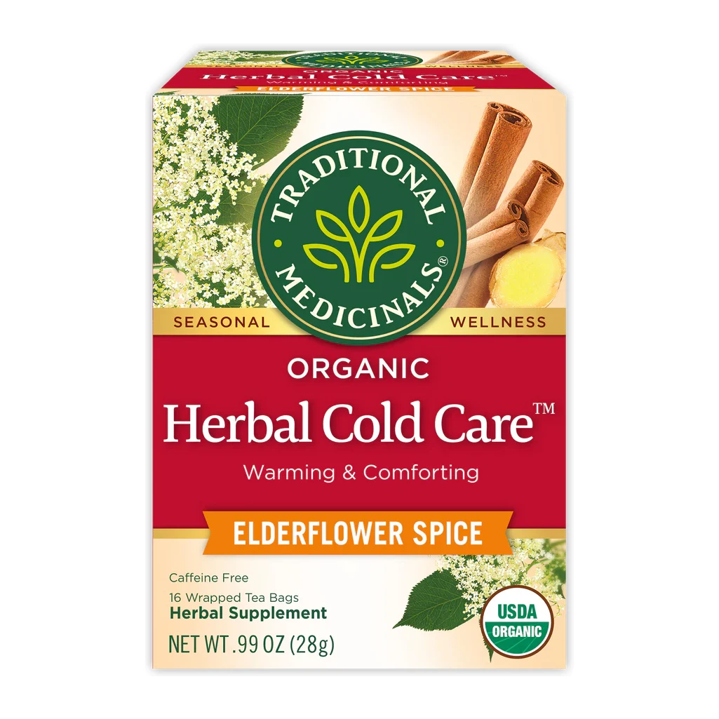 Traditional Medicinals Tea Gypsy Cold Care Caffeine Free 16 Bags