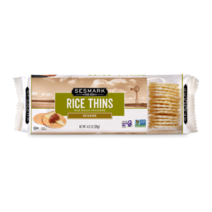 Sesmark Rice Thins Sesame Gluten Free 4.25 oz