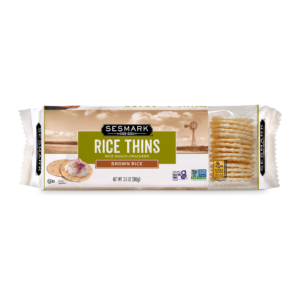 Sesmark Rice Thins Brown Rice Gluten Free 3.5 oz