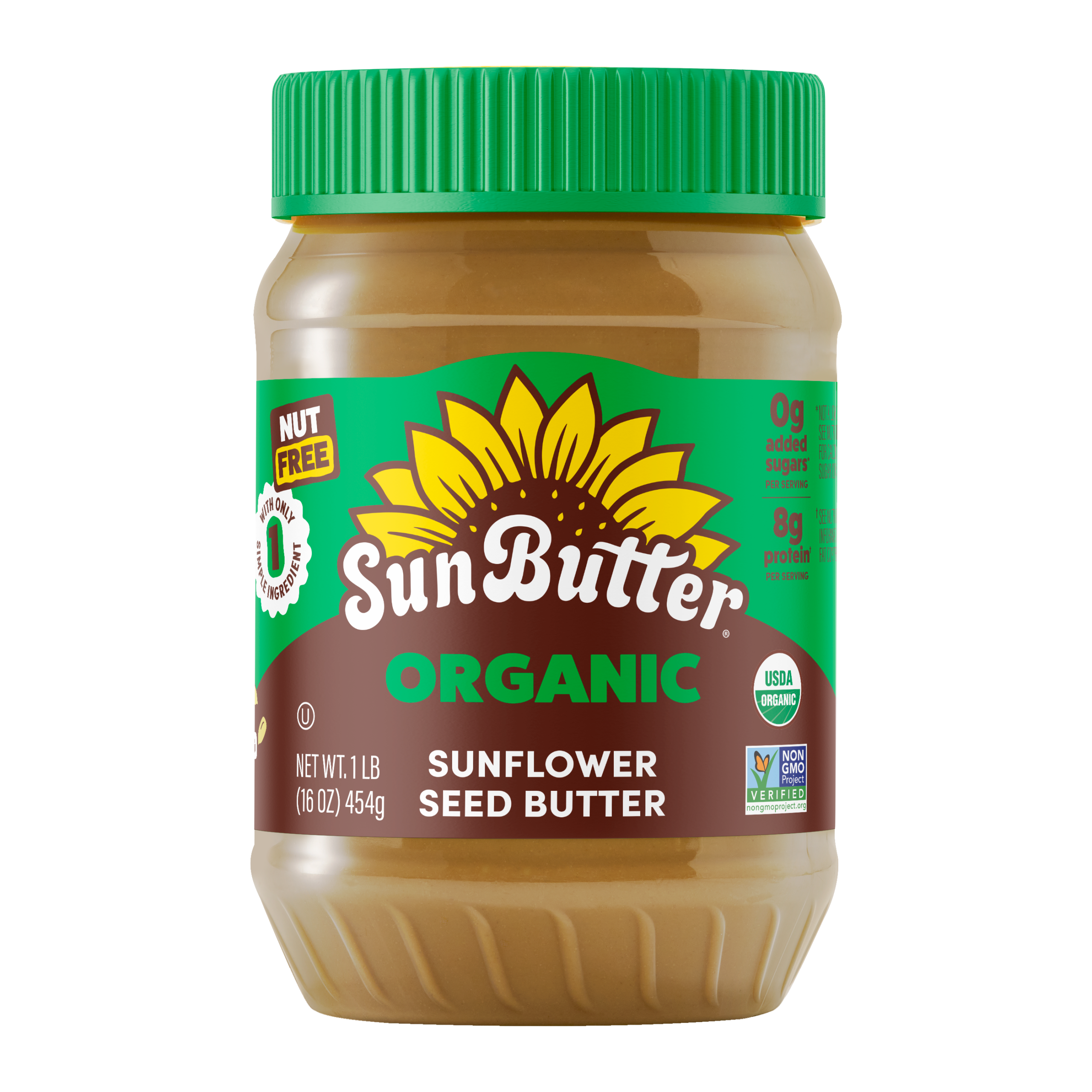 Sunflower Butter, Unsweetened Organic 16 oz