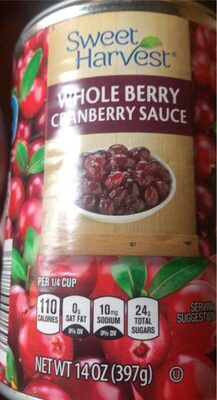 Sweet Harvest Cranberry Sauce 14 oz