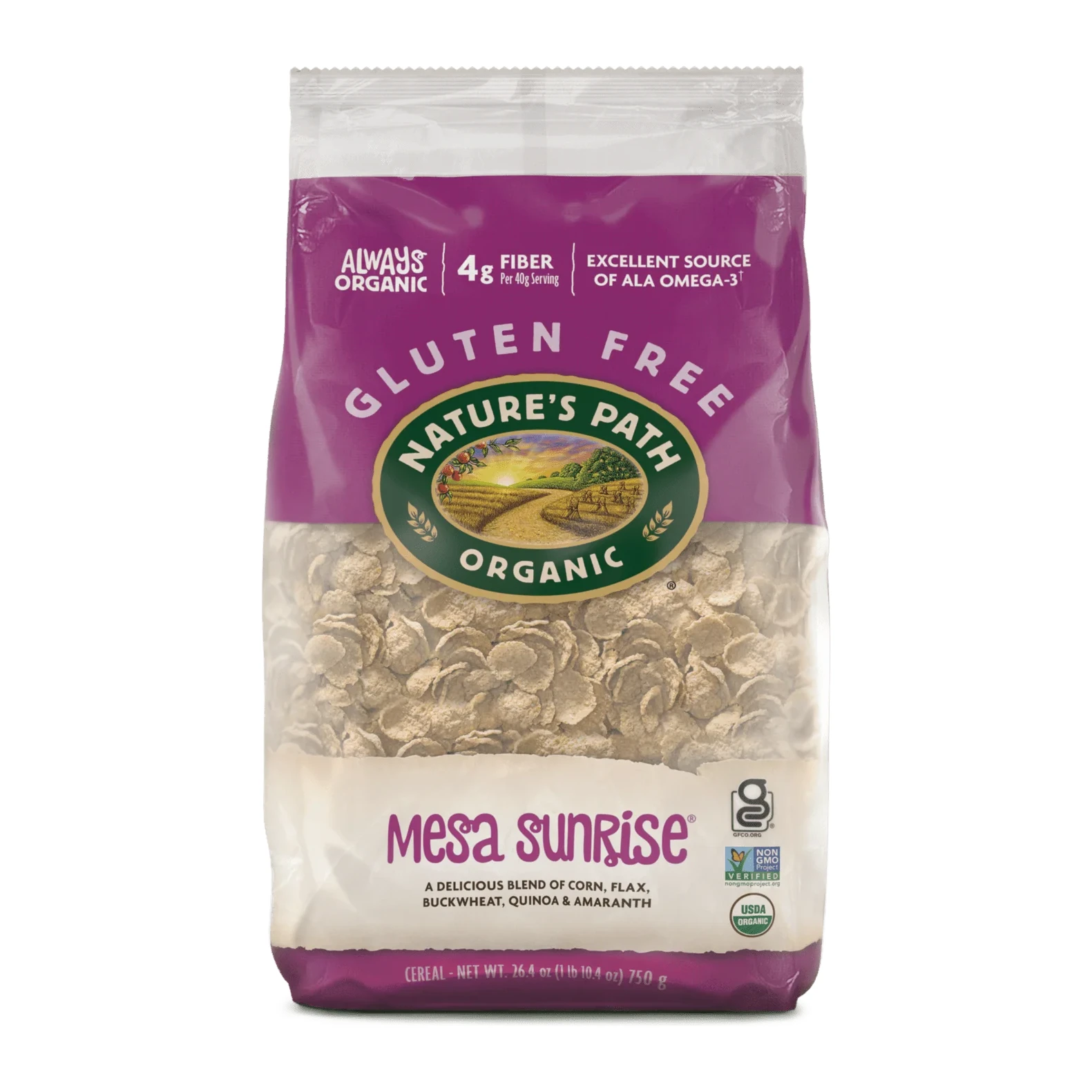 Nature's Path Organic Gluten Free Mesa Sunrise Flakes Cereal 26.4 oz