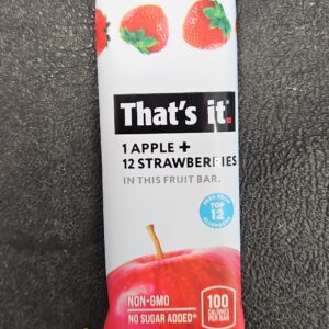 That's It Bar Fruit Apple Strawberry 1.2 oz