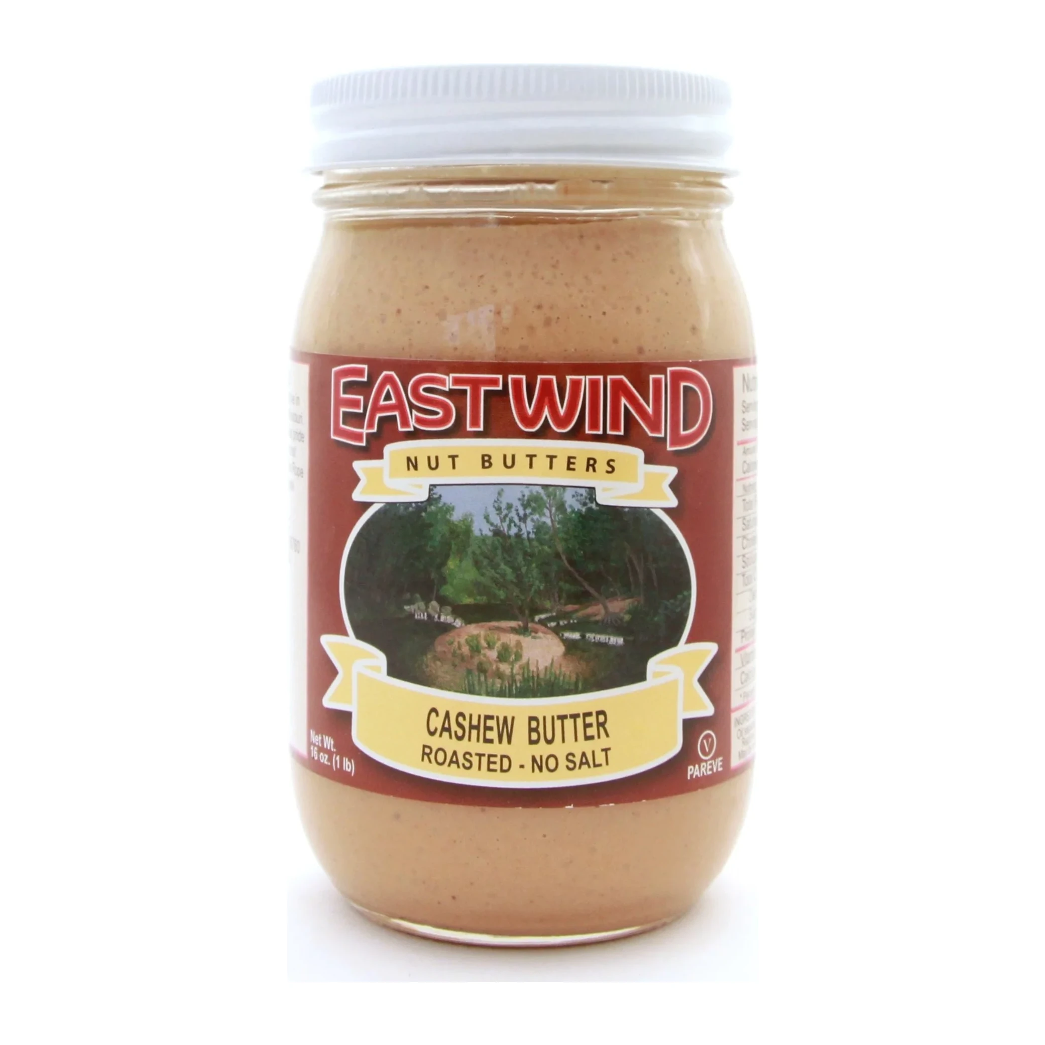 East Wind Cashew Butter Roasted No Salt 16 oz