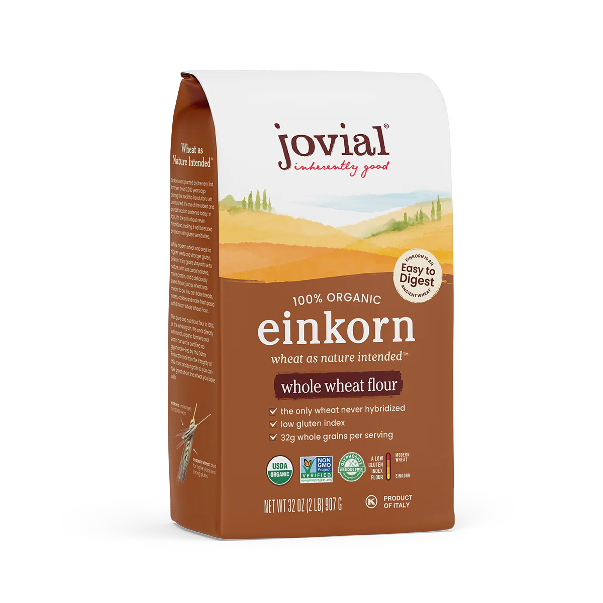 Jovial Organic Einkorn Whole Wheat Flour 2 lb