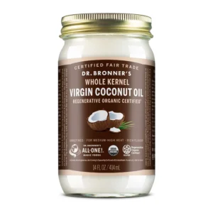 Dr. Bronner's Organic Virgin Coconut Oil, Whole Kernel 14 oz