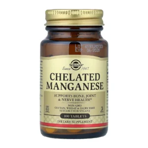 Solgar Chelated Manganese 100 Tablets