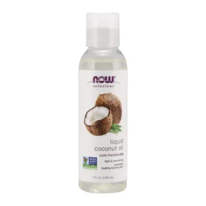 NOW Fractionated Liquid Coconut Oil 4 oz