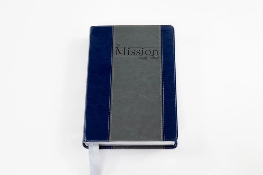 Mission Study Bible KJV Sapphire/Silver