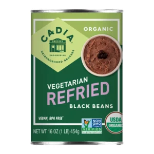 Cadia Organic Refried Black Beans 15 oz