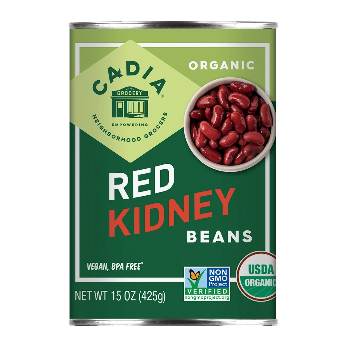 Cadia Organic Kidney Beans 15 oz