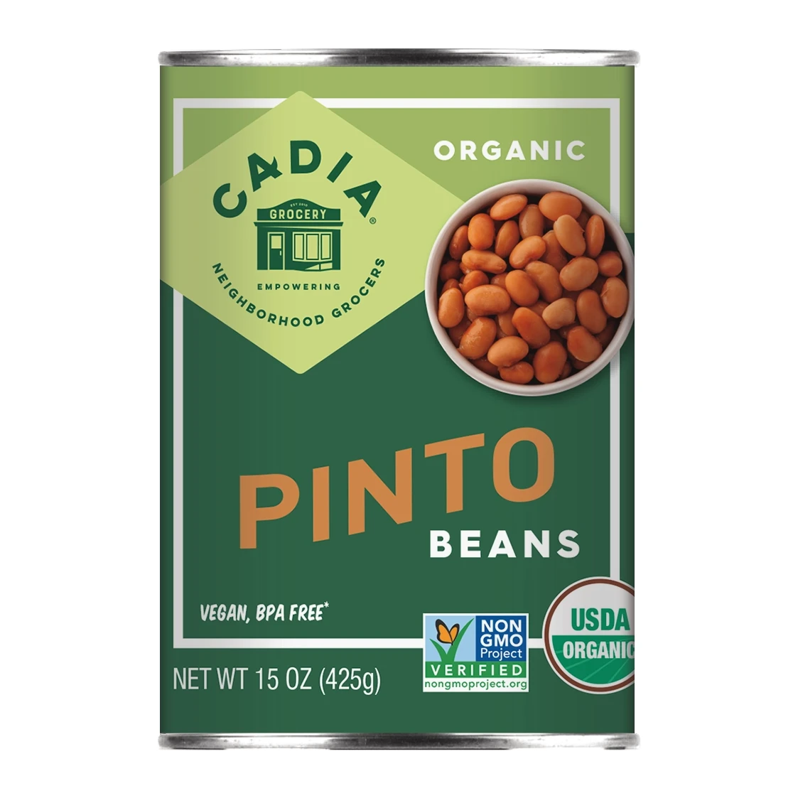 Cadia Organic Pinto Beans 16 oz