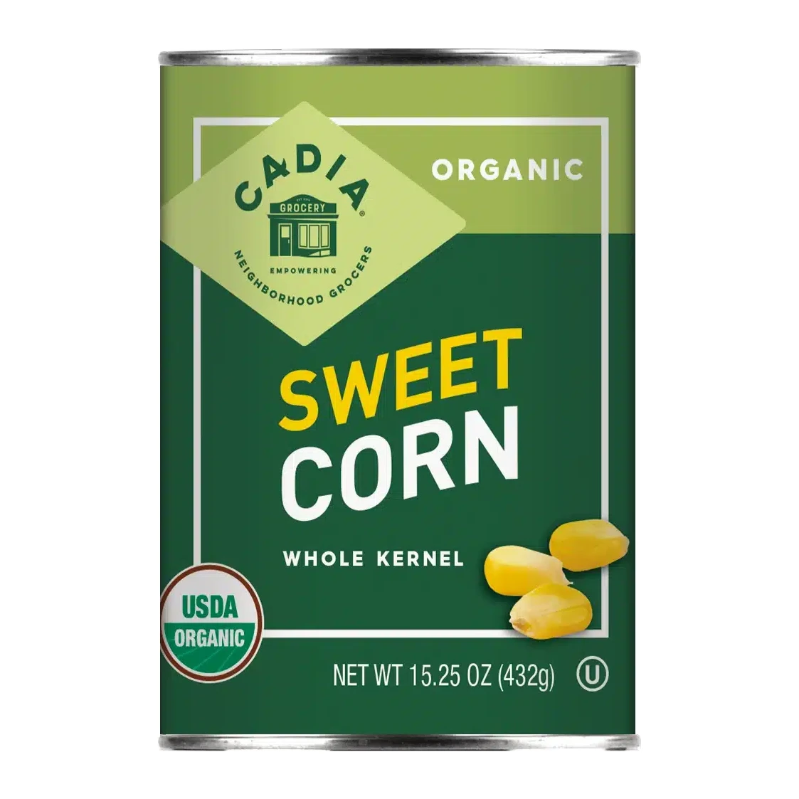Cadia Organic Sweet Corn 15 oz