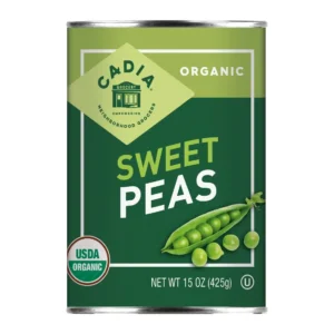 Cadia Organic Sweet Peas 15 oz