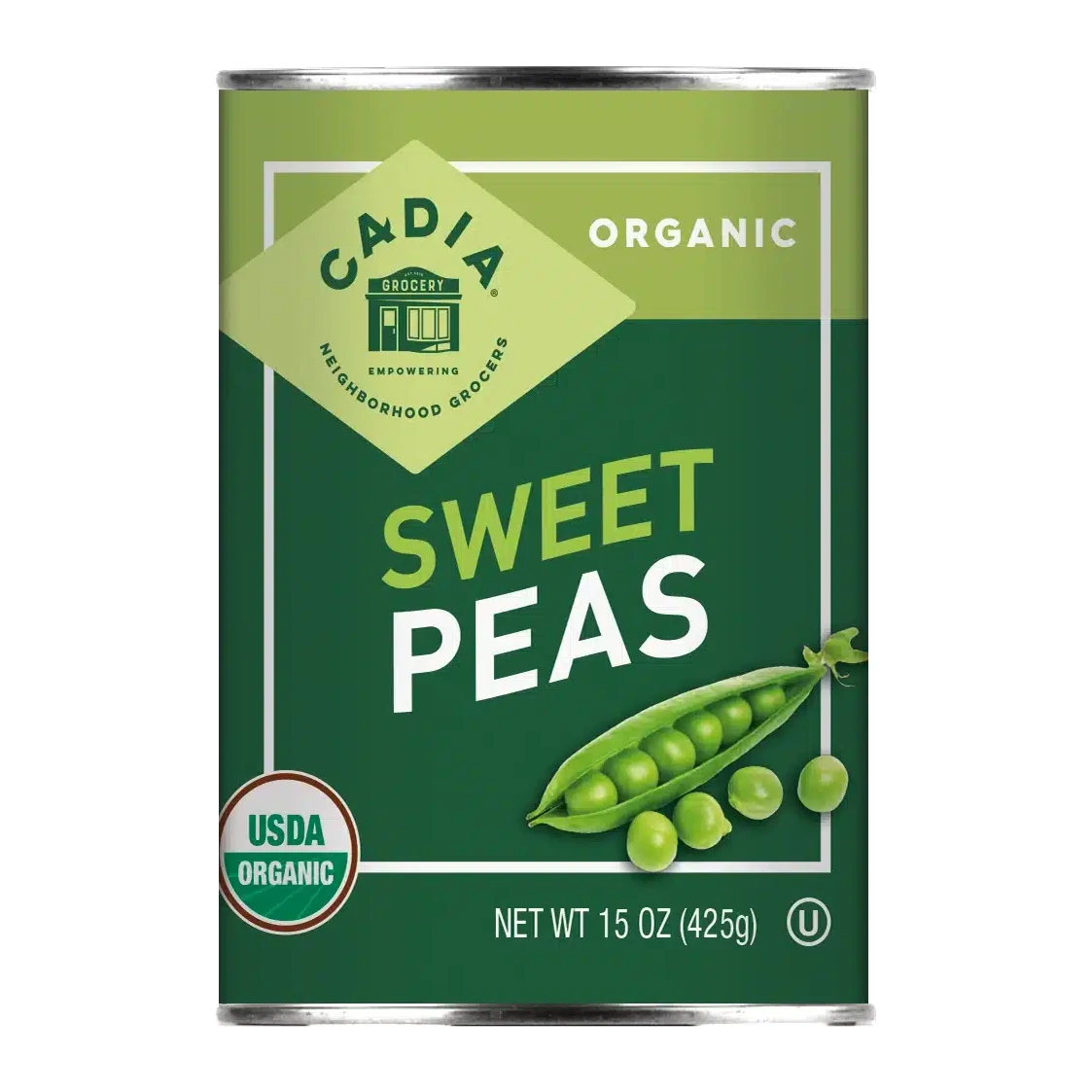 Cadia Organic Sweet Peas 15 oz