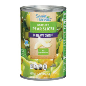 Sweet Harvest Pear Slices Heavy Syrup 15 oz
