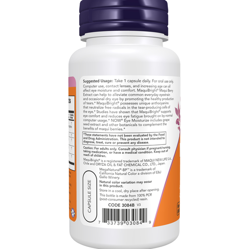 NOW Eye Moisturize 60 Vcaps - Image 3