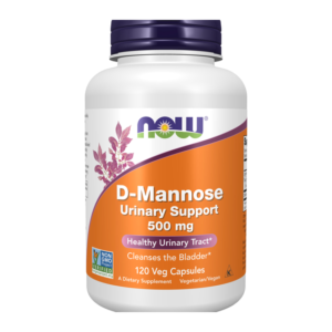 NOW D-Mannose 500 mg 120 Vcaps