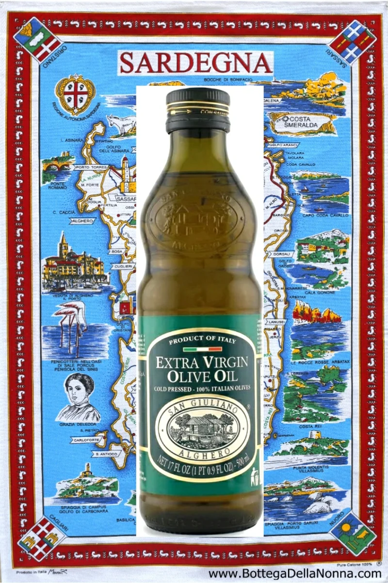 San Giuliano Alghero Italian Extra Virgin Olive Oil 17 oz
