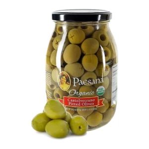 Paesana Castelvetrano Pitted Olives Organic 34.02 oz