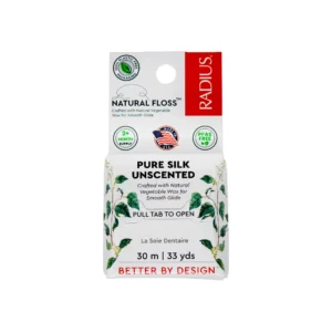 Radius Organic Silk Natural Unscented Floss 33 yds