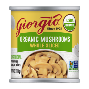 Giorgio Whole Sliced Mushrooms Organic 4 oz