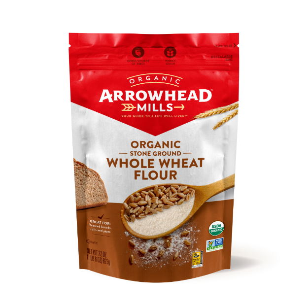 Arrowhead Mills Stone Ground Wheat Flour, Organic 22 oz