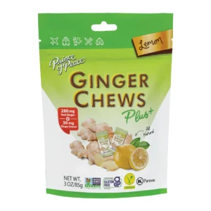 Prince of Peace Ginger Chews Plus Lemon 3 oz