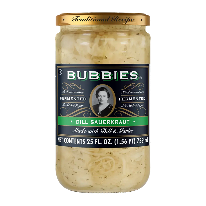 Bubbie's Sauerkraut Dill 25 oz