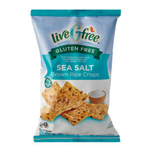 liveGfree Sea Salt Brown Rice Crisps 7 oz