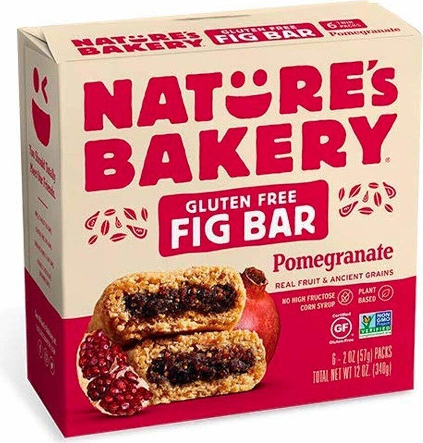 Nature's Bakery Fig Bar Gluten Free Pomegranate 6/2 oz