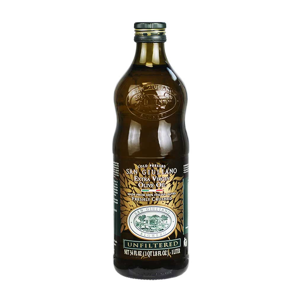 San Giuliano Alghero Italian Extra Virgin Olive Oil Unfiltered 34 oz
