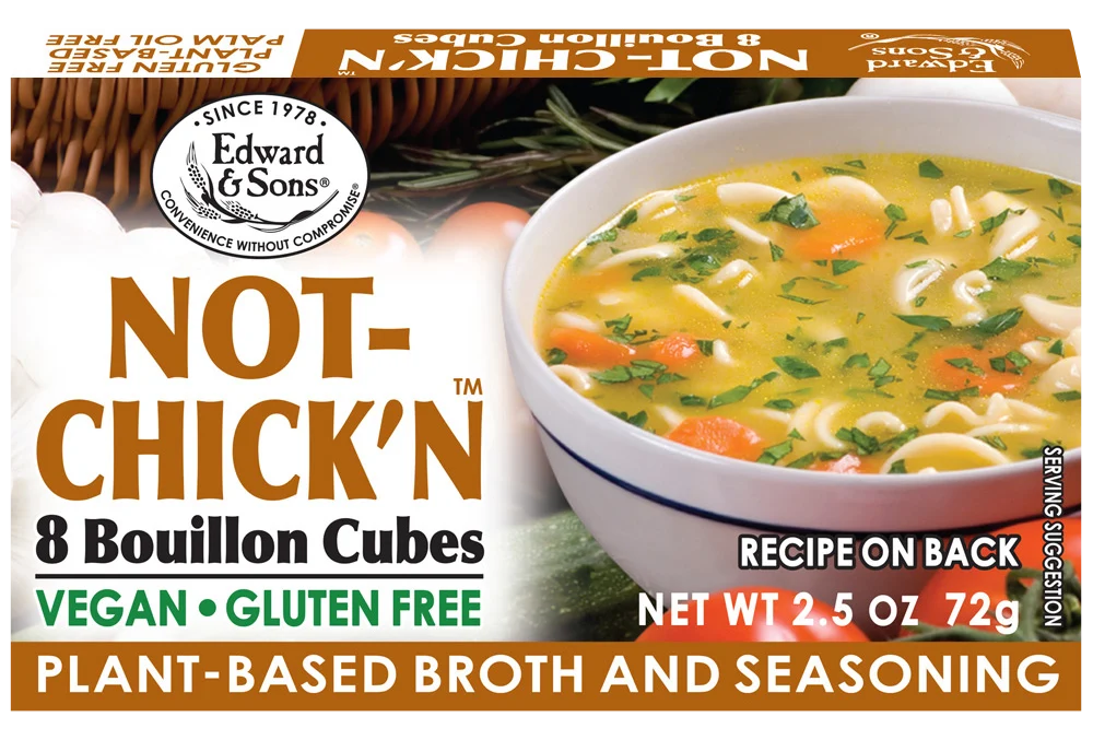 Edward & Sons Not-Chick'n Bouillon Cubes, 8 Cubes 2.5 oz