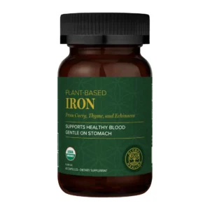 Global Healing Plant-Based Iron 18 mg 60 Vcaps