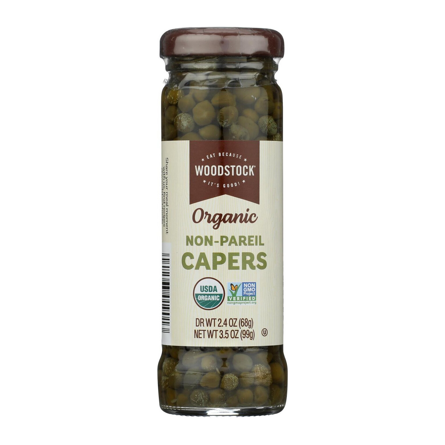 Woodstock Capers Organic 3.5 oz
