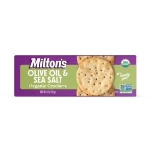 Milton's Organic Olive Oil & Sea Salt Crackers 6 oz