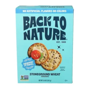 Back to Nature Crackers Stoneground Wheat 5 oz