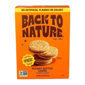 Back to Nature Cookies Peanut Butter Creme 8.25 oz