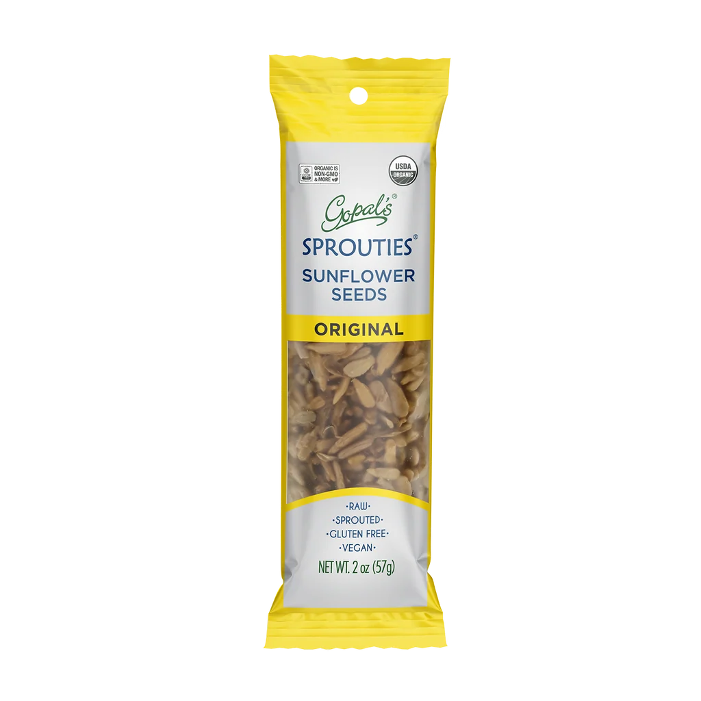 Gopal's Sprouties Sunflower Seeds Original Organic 2 oz