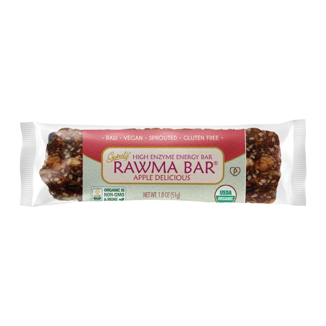 Gopal's Rawma Bars Apple Delicious Organic 1.8 oz
