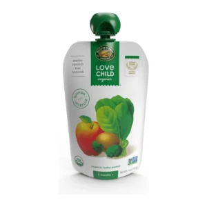 Love Child Puree Baby Apple Sweet Potato Kiwi Broccoli 4 oz