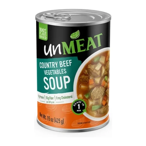 Unmeat Soup Country Beef with Vegetables 15 oz